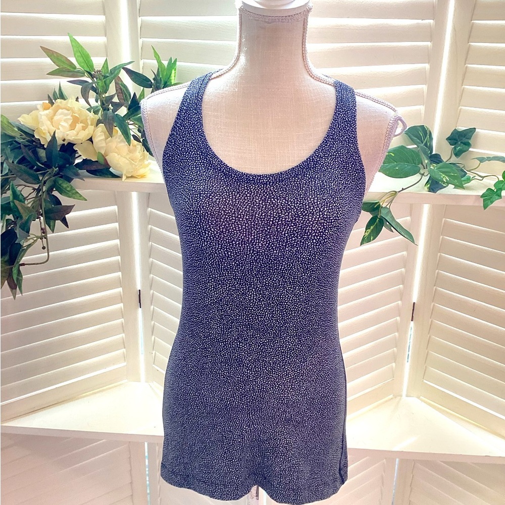 Lululemon Athletica Dark Blue Racerback Tank Small 1297